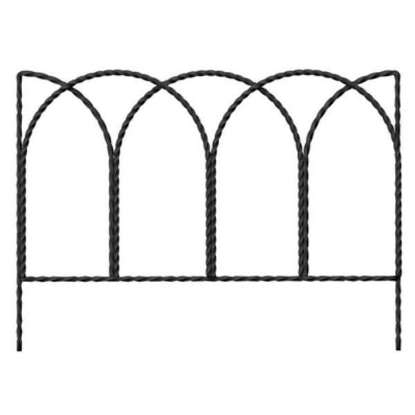 Panacea 89362 Rustic Farmhouse Twisted Wire Border Edge, 14 Inch x 20 Inch