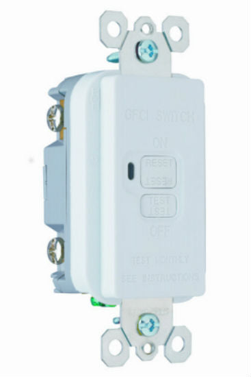 Pass & Seymour® 2087WCC4 Self-Test GFCI Receptacle, 20A, White