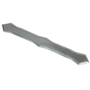 Amerimax 29029-WEST Galvanized Steel Downspout Band, Mill Finish
