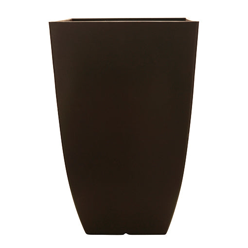 Southern Patio® HDR-019268 Newland Square Planter, Coffee, 10.5"