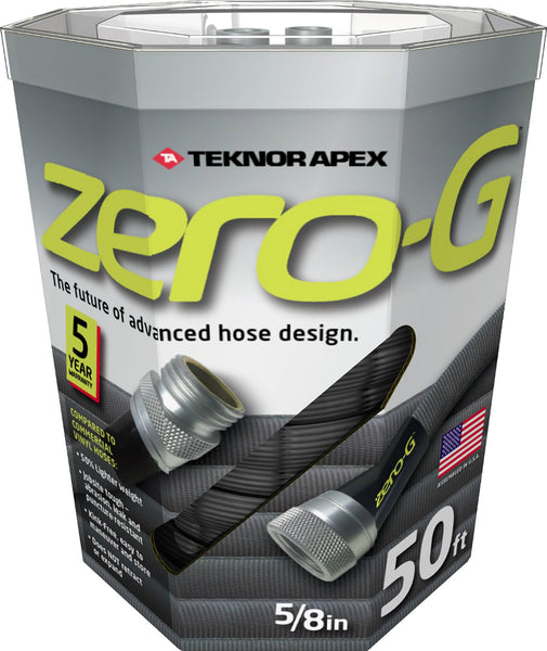 Zero-G 4001-50 Lightweight Flexible Advanced Garden Hose, Kink-Free, 50', Gray