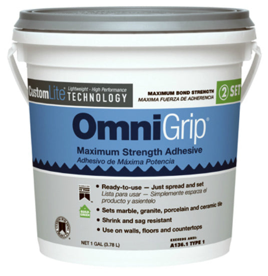 Custom OGA1-2 OmniGrip Maximum Strength Adhesive, 1-Gallon