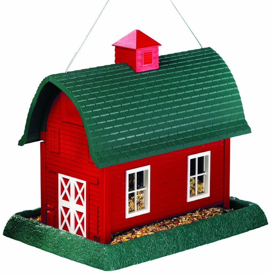 North States 9061 Red Barn Birdfeeder, Large