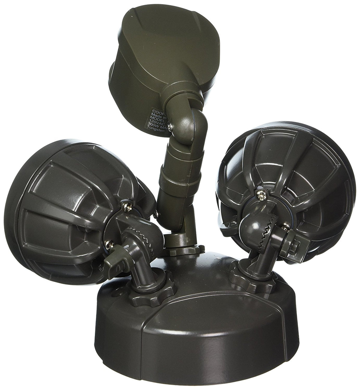 Consumer MST18R17L Motion Sensor 180° Twin-Head Round LED Floodlight, Bronze