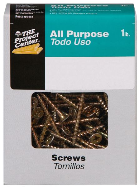 Hillman Fasteners™ 47672 Phillips Drive All Purpose Wood Screws, #6 x 1-5/8", Lb