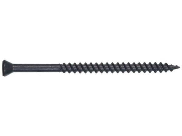 Hillman™ 47314 Square-Drive Sharp Point Trim Screws, Black, 6 x 2.25", 1 Lb