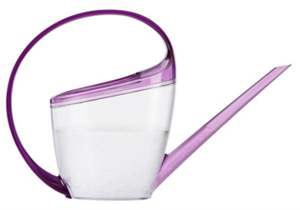 Scheurich 51832 Loop Watering Can, Transparent/Violet, 47 Oz