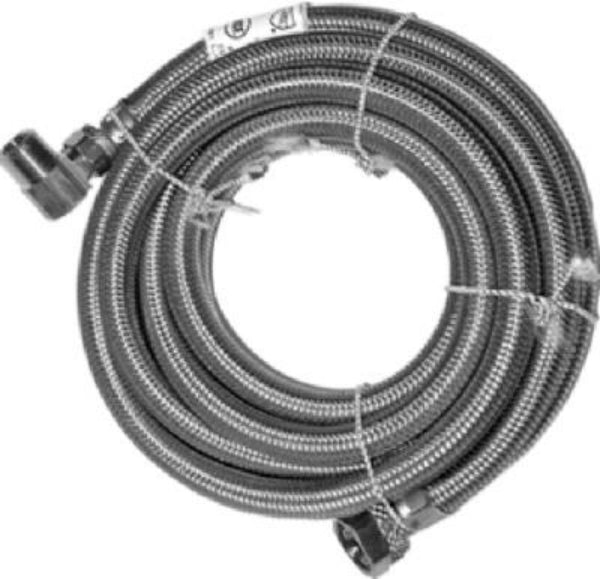 Homewerks 7223-48-38-6E Stainless-Steel Dishwasher Connector Kit, 48"