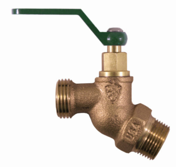 Arrowhead® 251QTLF QuickTurn™ No-Kink Hose Bibb, 1/2" MIP x 3/4" Hose Thread