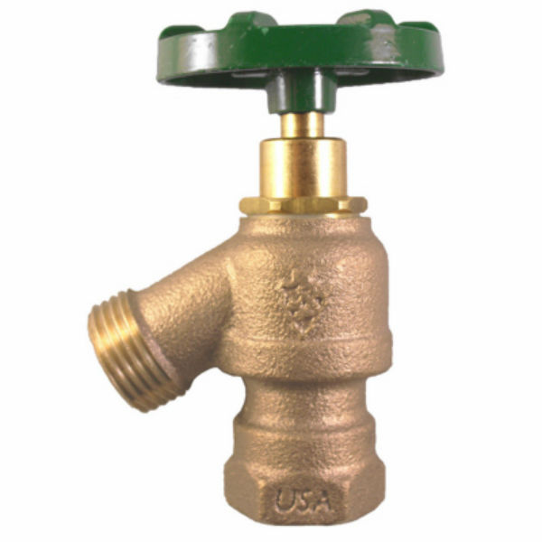 Arrowhead 925LF Arrow-Breaker Garden Valve, 1/2" & 3/4" FPT, Red Brass