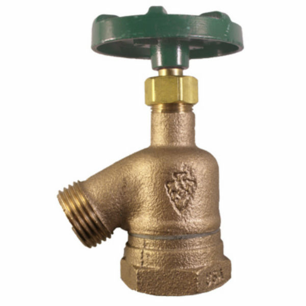 Arrowhead® 930LF Arrow-Breaker® Garden Valve, 1" FPT x 3/4" Hose, Red Brass