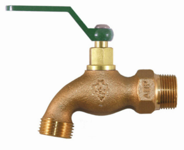 Arrowhead® 301QTLF QuickTurn™ Standard Hose Bibb, 1/2" MIP x 3/4" Hose