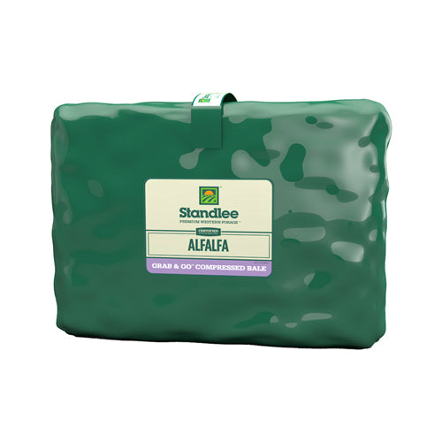 Standlee 1100-20010-0-0 Certified Alfalfa Grab & Go® Compressed Bale, 50 Lb