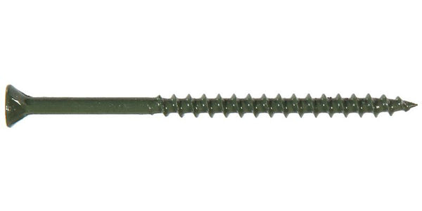 Hillman Fasteners™ 42589 Star Drive Deck Plus Screws, Green, #10 x 3.5", 25-Ct