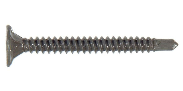 Hillman™ 47136 Self-Drilling Cement Board Screw, Gray Ceramic, #8 x 1-5/8", Lb