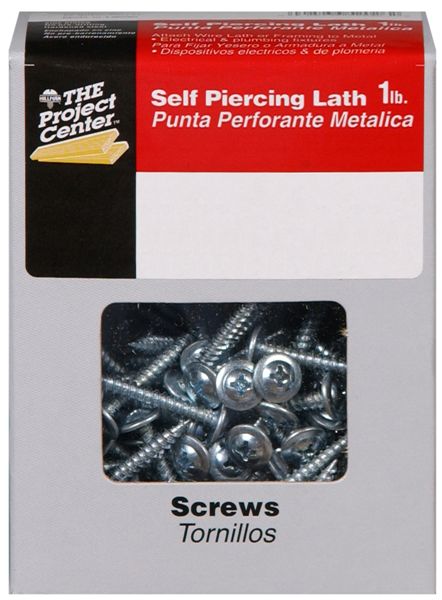 Hillman™ 47280 Truss Washer Head Self-Piercing Point Lath Screws, #8 x 9/16", Lb