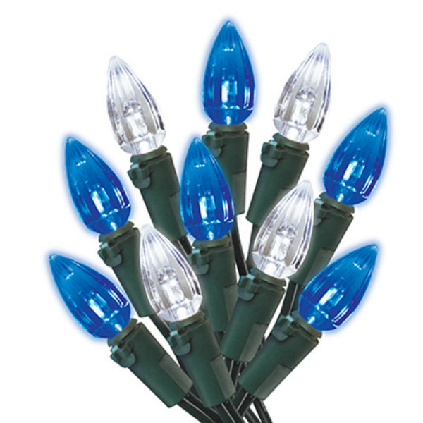 Holiday Wonderland 47704-88A Christmas C3 LED 70-Light Set, Cool White/Blue