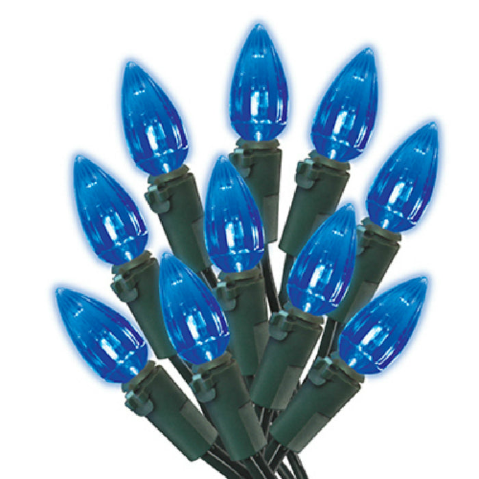 Holiday Wonderland 47716-88A Christmas C3 LED 70-Light Set, Blue, 18.6'