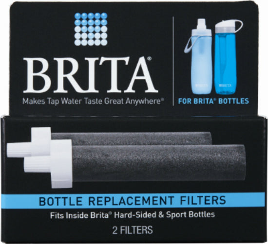 Brita 35818 Bottle Replacement Filter for Hard Sided & Sport Bottles, 2-Pack