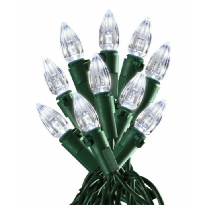 Holiday Wonderland 47697-88A Christmas C3 LED 70-Light Set, Cool White, 18.6'