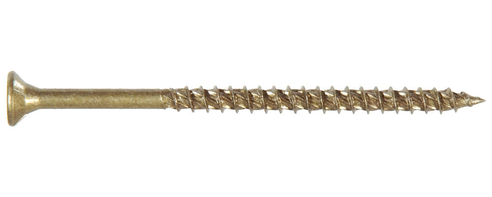 Hillman™ 42483 Power Pro™ Star Drive Wood Screw, Bronze Ceramic, #10x2.5", 40-Ct