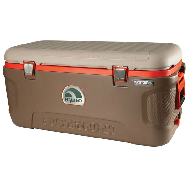 Igloo® 44938 Super Tough™ STX-120 Sportsman Cooler, Brown, 120 Qt