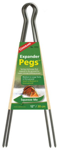 Coghlan's 1573 Expander Tent Peg, 12", 2-Pack