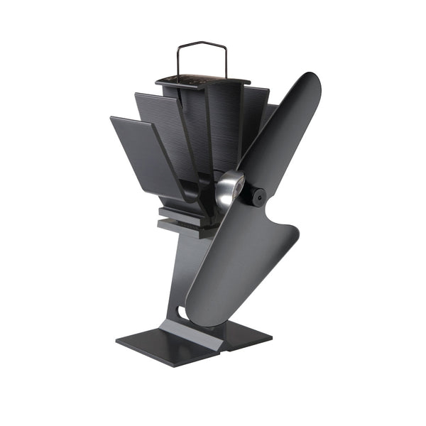Caframo® 800CAXBX Ecofan® Original Heat Powered Stove Fan, Black, 100 CFM
