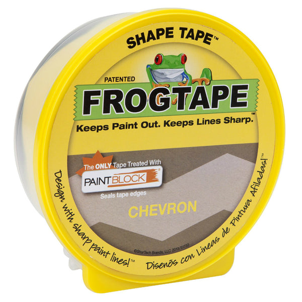 FrogTape® 282549 Pro Painter's Shape Tape™, 1.81" x 25 yd, Chevron Pattern