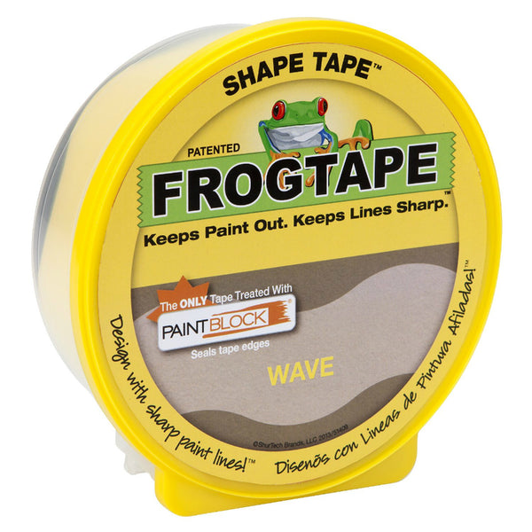 FrogTape® 282547 Pro Painter's Shape Tape™, 1.81" x 25 Yd, Wave Pattern