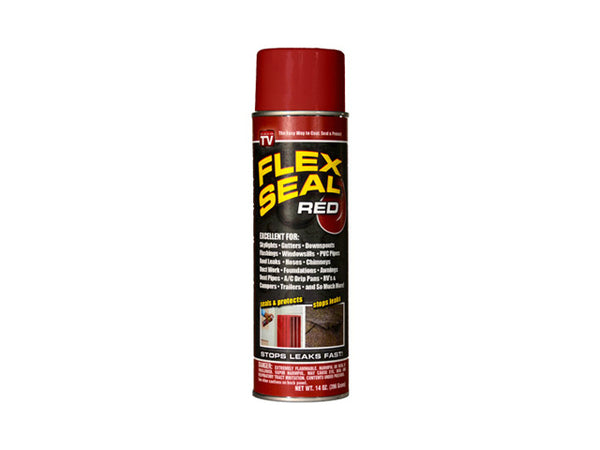 Flex Seal® FSREDR20 Flex Shot™ Liquid Rubber, 14 Oz, Red
