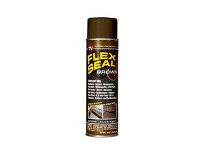 Flex Seal® FSBRNR20 Flex Shot™ Liquid Rubber, 14 Oz, Brown