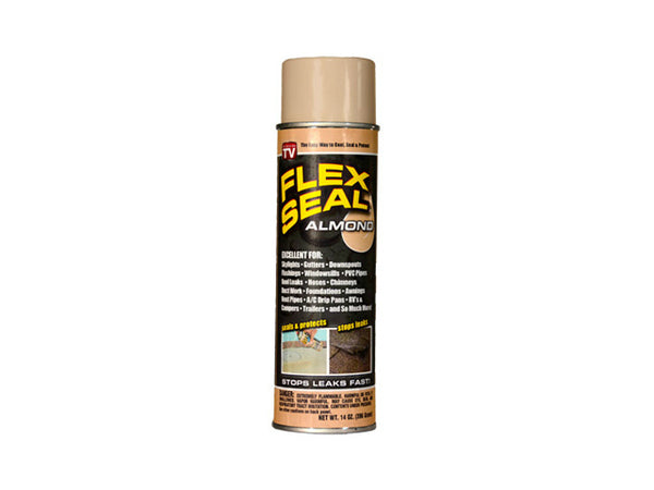 Flex Seal® FSTANR20 Flex Shot™ Liquid Rubber, 14 Oz, Almond