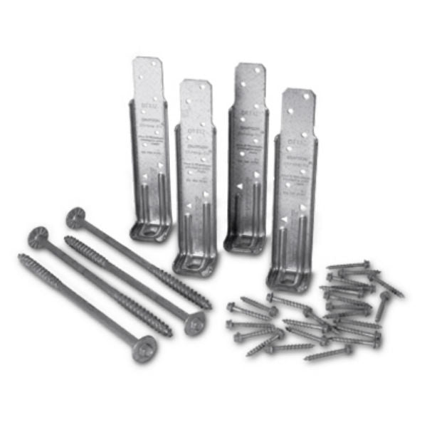 Simpson Strong-Tie DTT1Z-KT Galvanized Deck Tension Tie Kit with Fasteners
