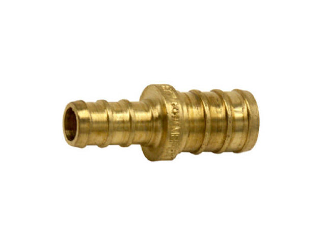 SharkBite® UC009LFA Lead Free Brass PEX Barb Reducing Coupling, 1/2" x 3/8"