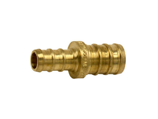 SharkBite® UC009LFA Lead Free Brass PEX Barb Reducing Coupling, 1/2" x 3/8"