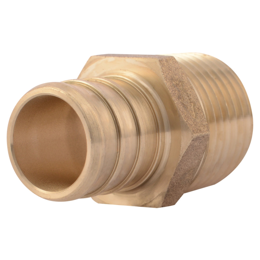 SharkBite® UC138LFA Lead Free Thread Male Adapter, 3/4" x 1/2" MNPT