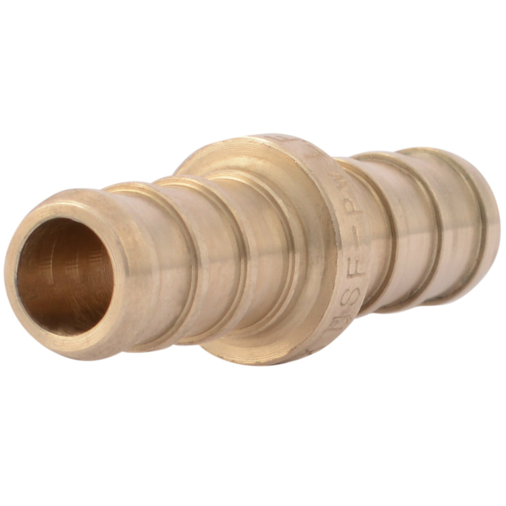 SharkBite® UC006LFA Lead Free Brass Barb Pex Coupling, 3/8" x 3/8"
