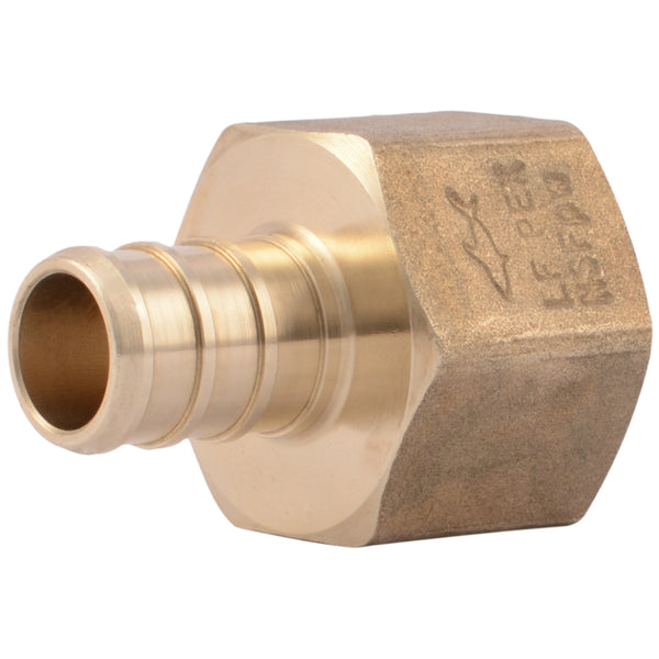 SharkBite® UC072LFA PEX Barb Threaded Female Adapter, 1/2" x 1/2" FNPT