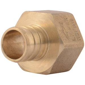 SharkBite® UC088LFA5 PEX Barb Threaded Female Adapter, 3/4" x 3/4" FNPT, 5-Pack