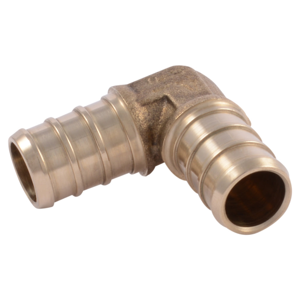 SharkBite® UC248LFA10 Lead Free Insert PEX Elbow, 90-Degree, 1/2" x 1/2", 10-Pk