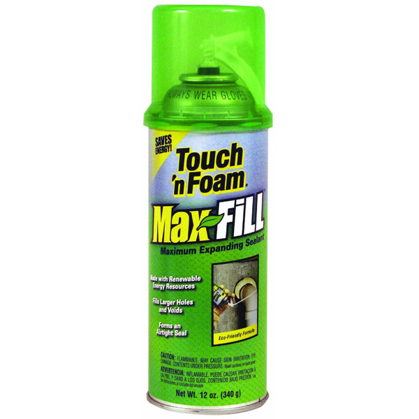 Touch ‘n Foam® 4001031212 Max Fill™ Maximum Expanding Sealant, 12 Oz
