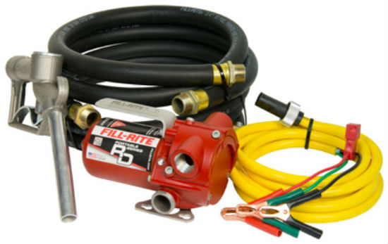 Fill-Rite® RD812NH Portable DC Pump with Hose and Nozzle, 12 Volt