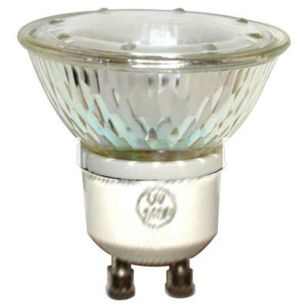 GE Lighting 84940 Quartz Halogen GU10 Base MR16 Floodlight Bulb, 20W, 120V