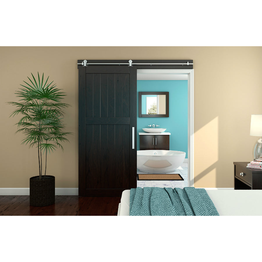 National Hardware® N186-962 Interior Sliding Door Hardware, 72", Stainless Steel