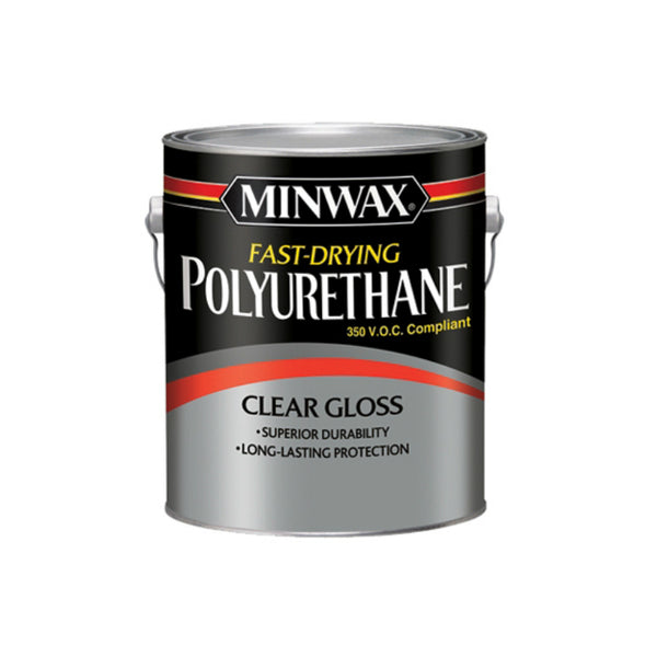 Minwax 319000000 Fast-Drying Polyurethane Oil Based Finish, 1-Gal, Clear Gloss