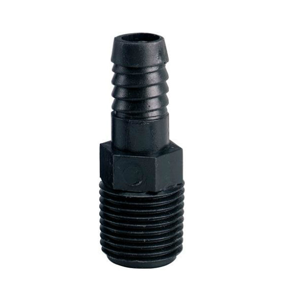 Orbit® 94345 Riser Flex Fitting Slip Male Adapter, 1/2" MIPT x 1/2" Barb