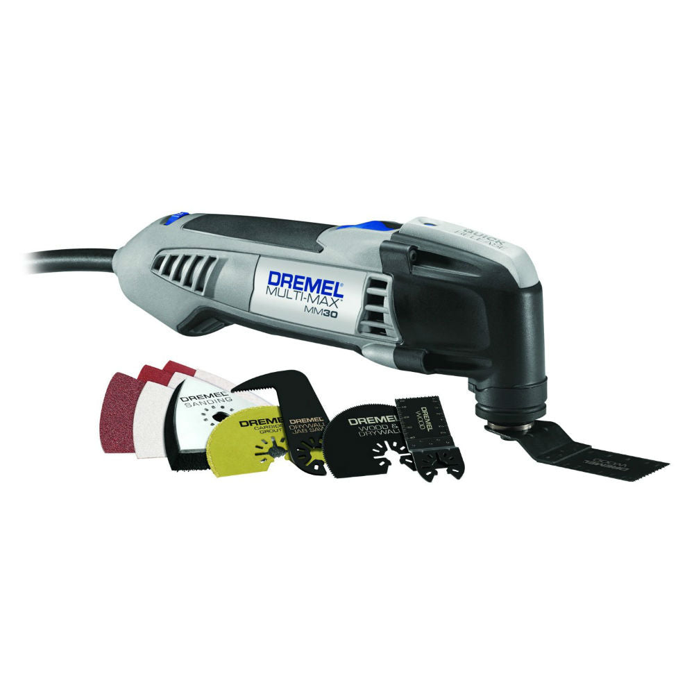 Dremel MM30-04 Multi-Max Oscillating Tool Kit w/ 10 Accessories Carr Toolbox Supply