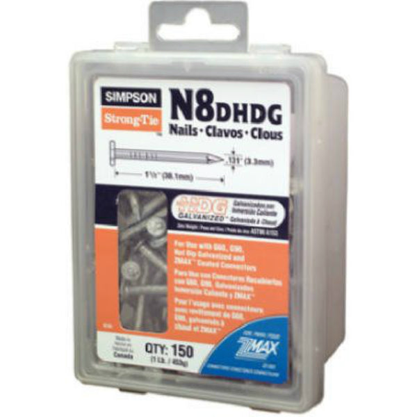 Simpson Strong-Tie N8DHDG-R Strong-Drive Connector Nail, 1-1/2", 1 Lb
