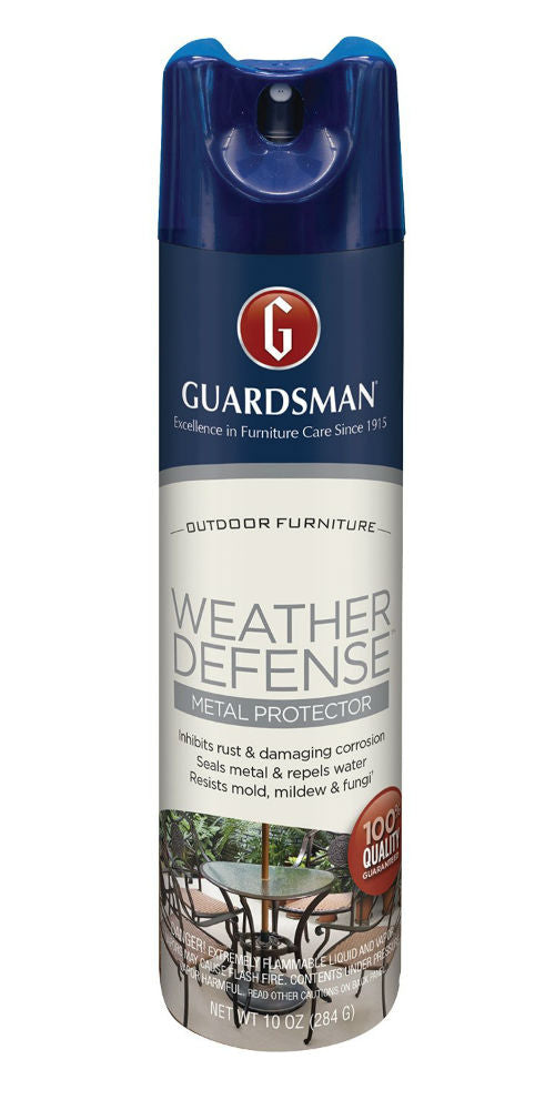 Guardsman 461800 Weather Defense Outdoor Metal Protector, Aerosol, 10 Oz